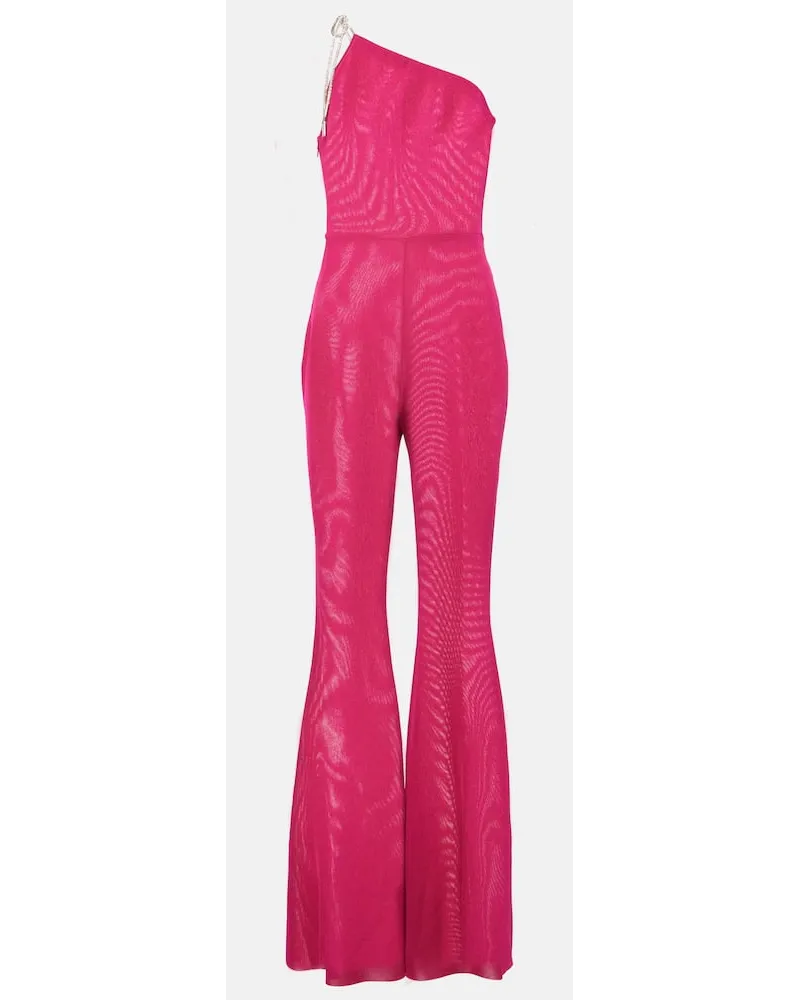 Alexandre Vauthier One-Shoulder Jumpsuit Pink
