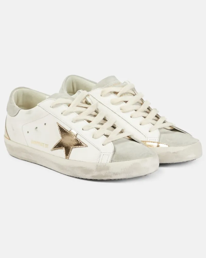 Golden Goose Sneakers Super-Star aus Leder Weiß