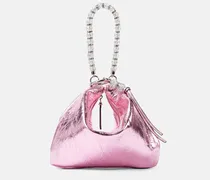Clutch Callie Small aus Metallic-Leder
