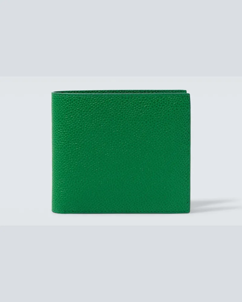 Thom Browne Portemonnaie RWB aus Leder Grün