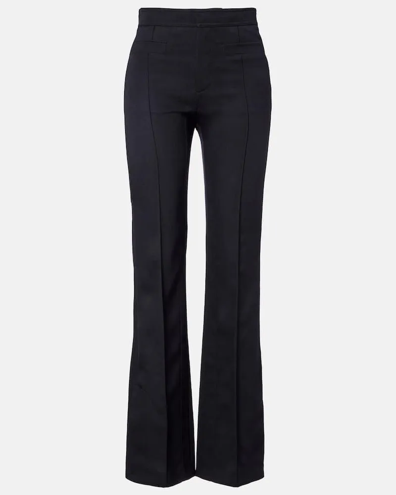 Chloé Chloé Schlaghose aus Gabardine Blau