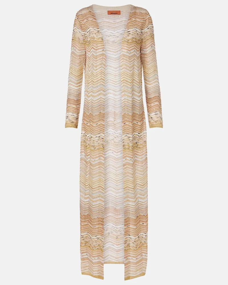Missoni Cardigan aus Lamé Multicolor