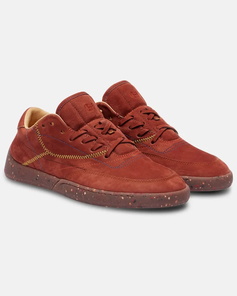 Gabriela Hearst Sneakers Ohio aus Veloursleder Braun