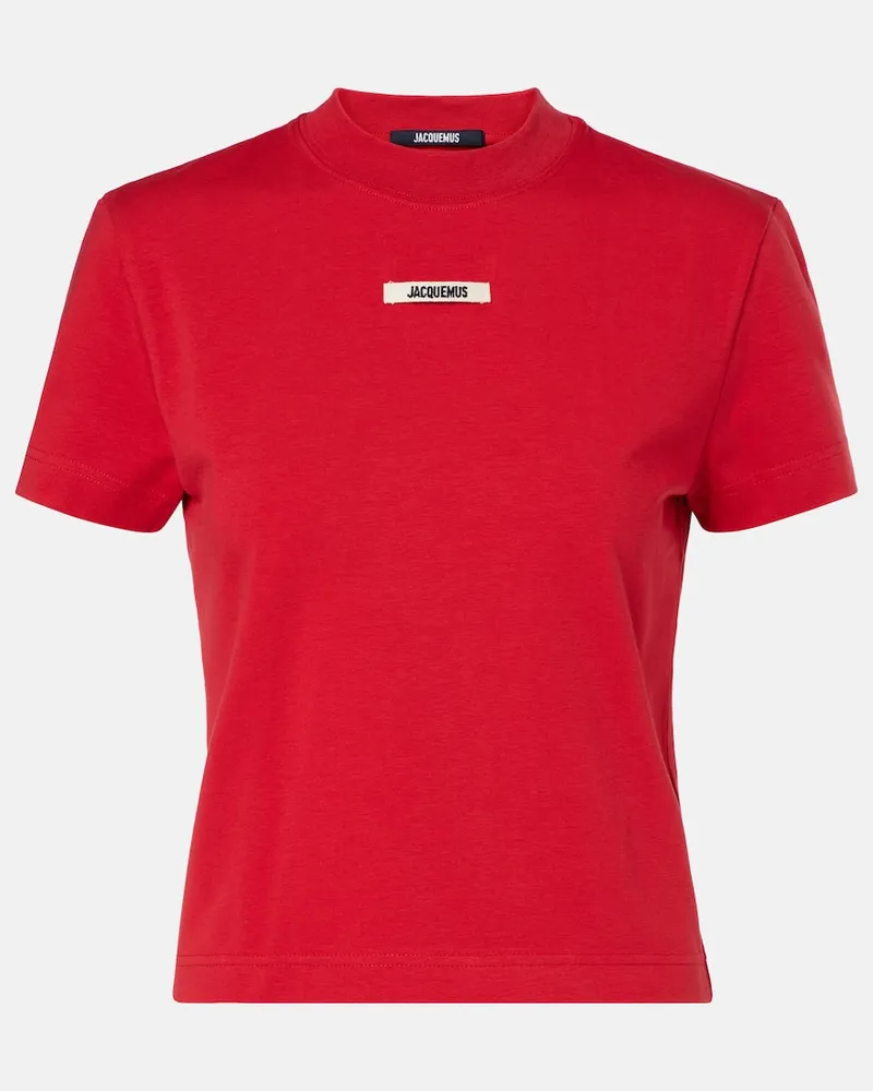 Jacquemus Top aus Jersey Rot