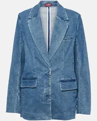 STAUD Blazer Maxwell aus Denim Blau