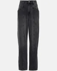 Isabel Marant Straight Jeans Vetan Schwarz