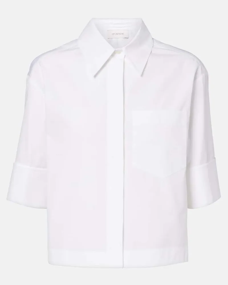 SPORTMAX Hemd Eliot aus Baumwolle Weiß