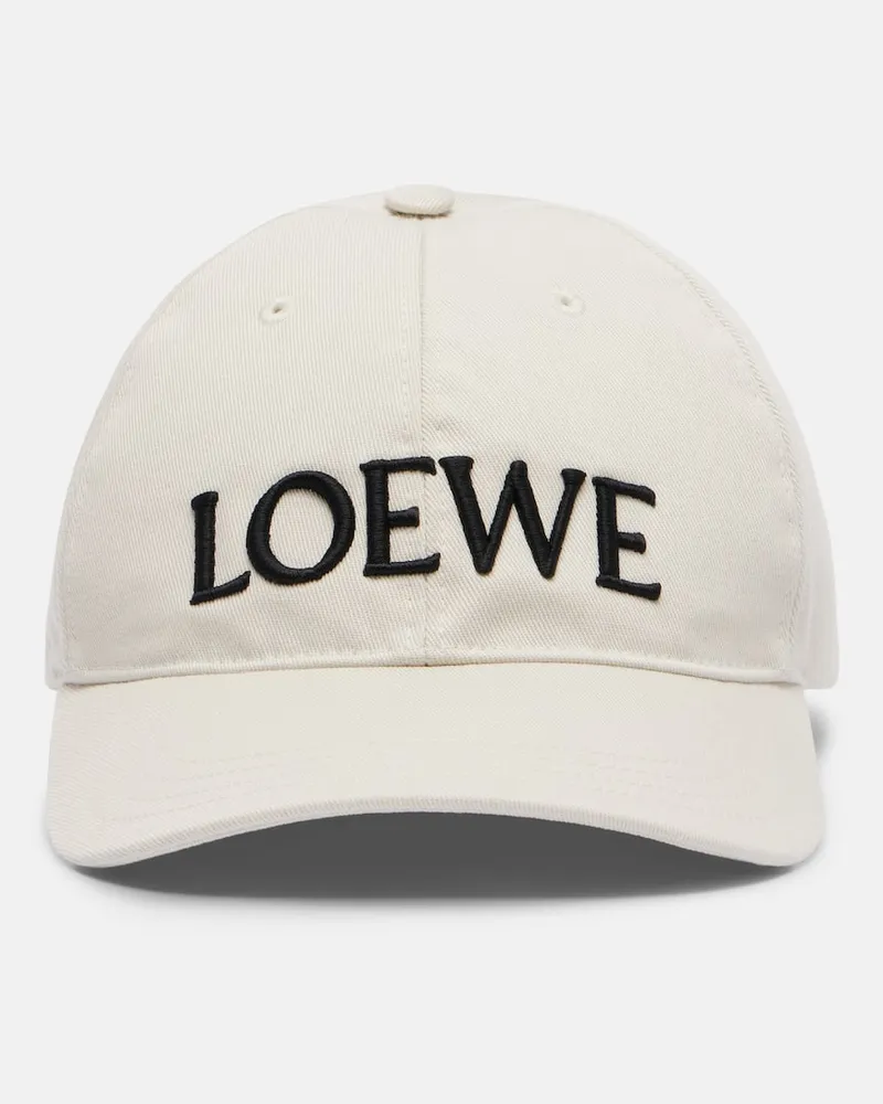 Loewe X Louis Wain Baseballcap aus Baumwoll-Canvas Weiß