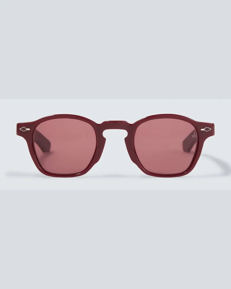 Jacques Marie Mage Runde Sonnenbrille Zephirin Rot