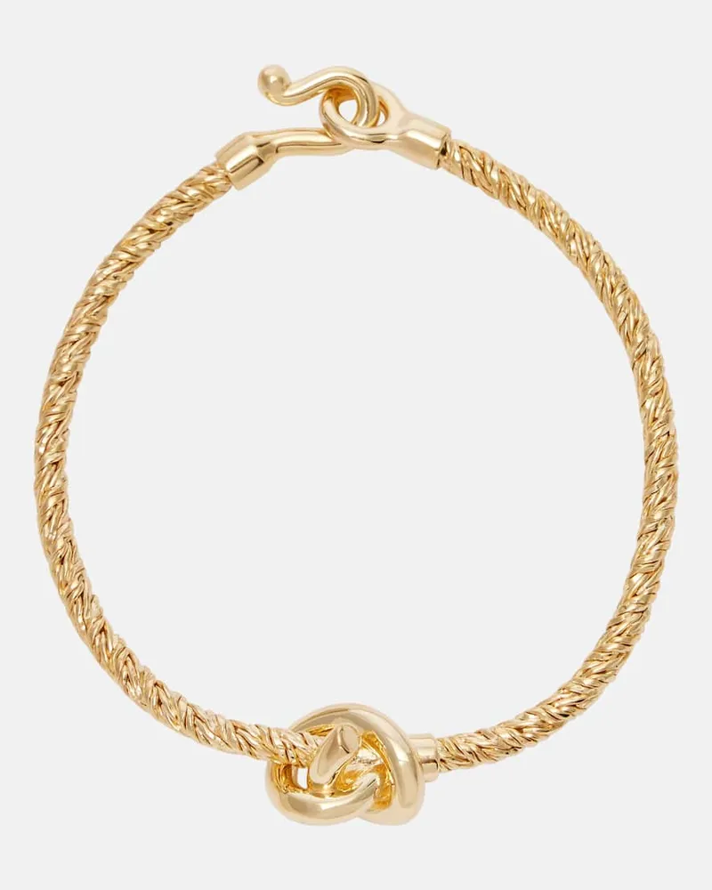 Bottega Veneta Armband Knot aus Sterlingsilber, 18kt vergoldet Gold