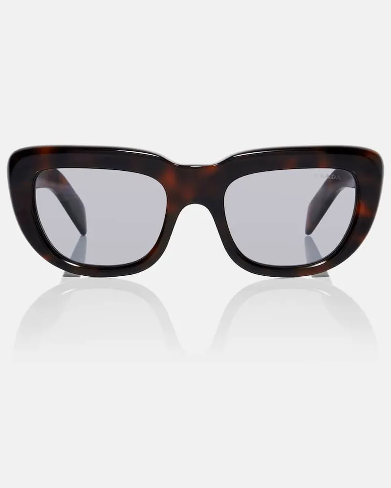 Prada Cat-Eye-Sonnenbrille Braun