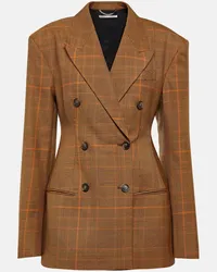 Stella McCartney Blazer aus Wolle Orange