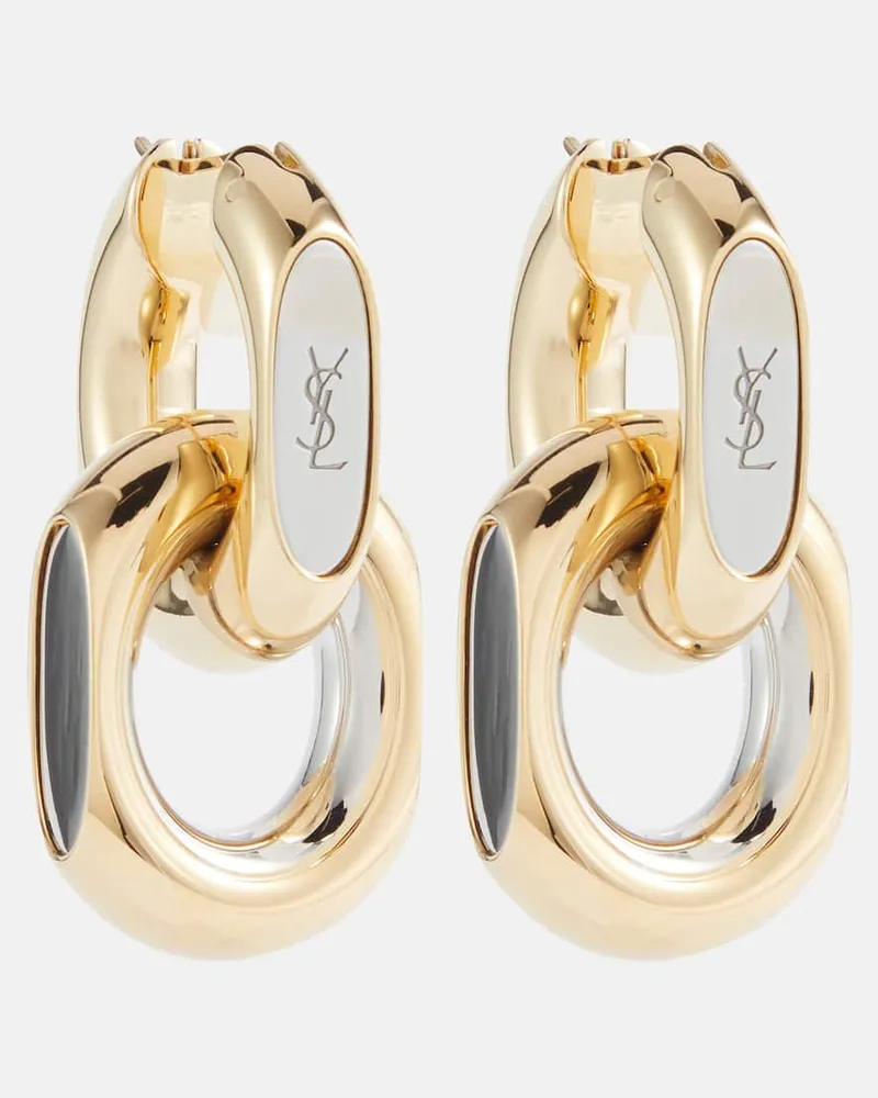 Saint Laurent Ohrringe Cassandre Gold