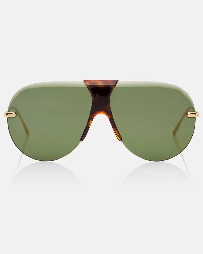 Loewe Aviator-Sonnenbrille Slim Braun