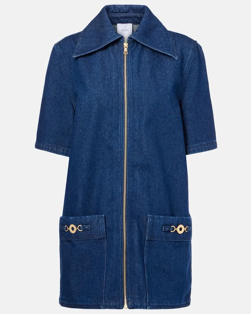 Patou Jeanskleid Blau