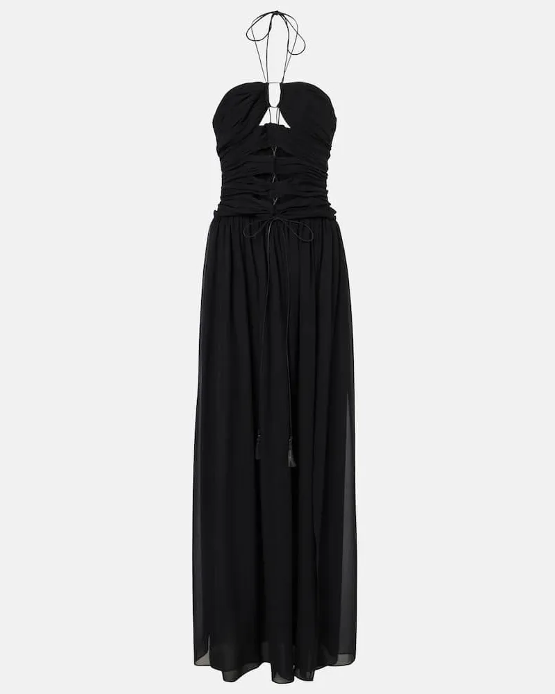 Tom Ford Robe aus Seide Schwarz