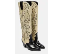 Westernstiefel Leila aus Veloursleder und Leder