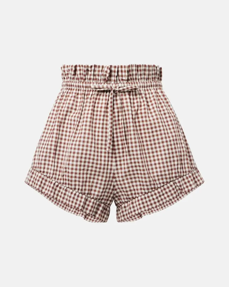 Posse Shorts Callie aus Baumwolle Braun