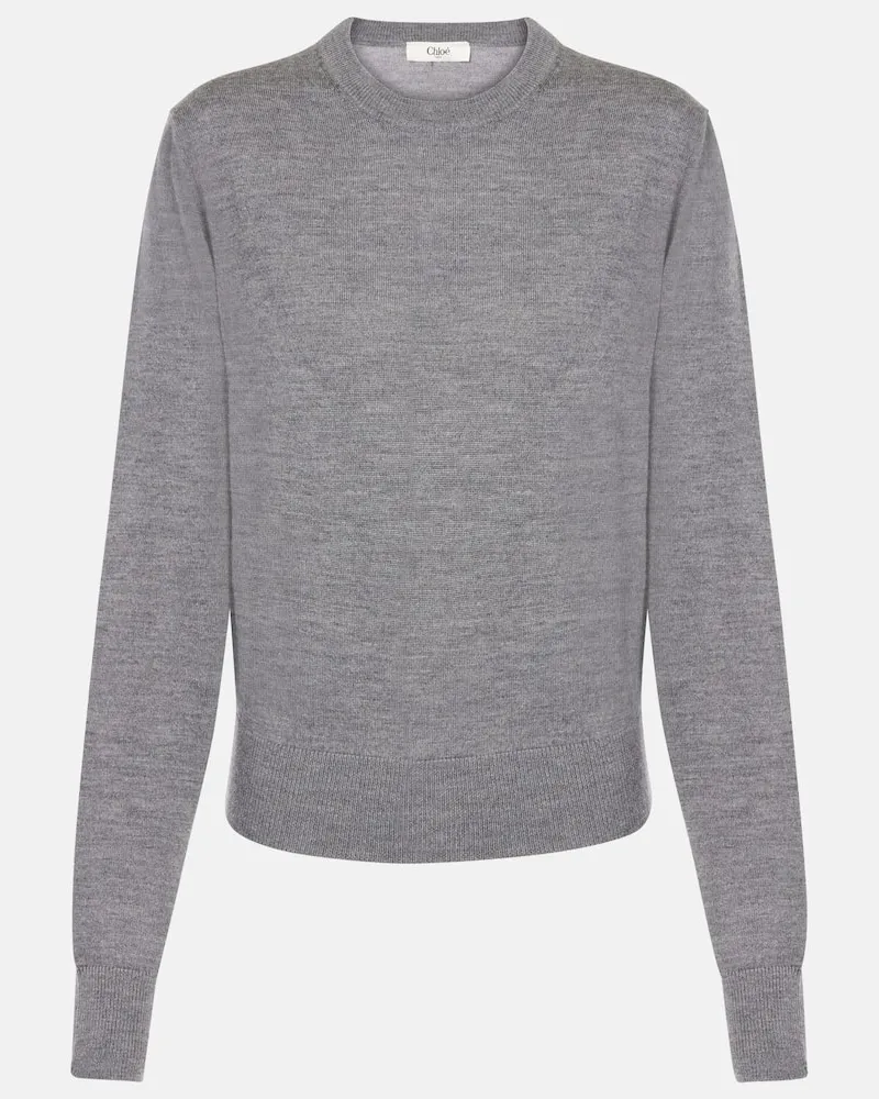 Chloé Chloé Pullover aus Wolle Grau