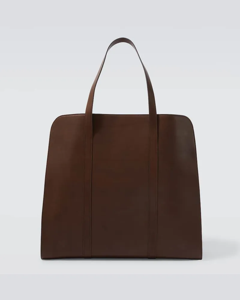 The Row Tote Bag Ben aus Leder Braun