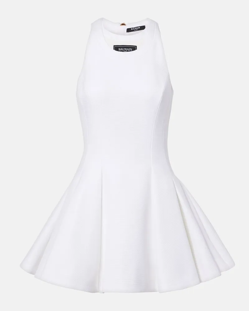 Balmain Minikleid Weiß