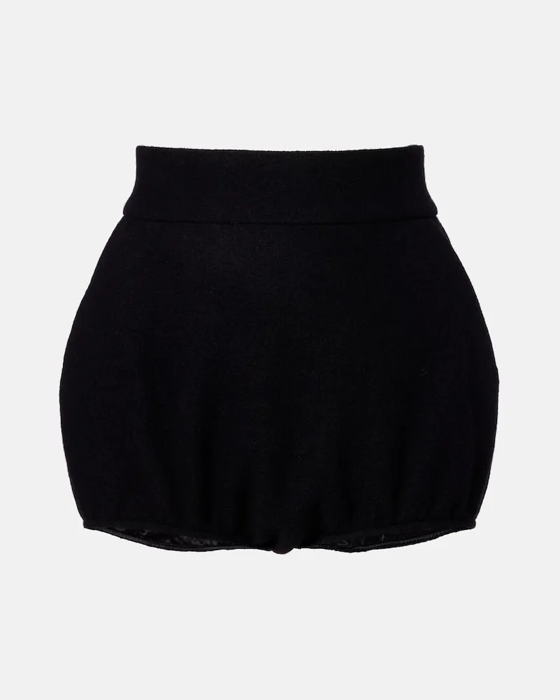 Dolce & Gabbana Shorts aus Schurwolle Schwarz