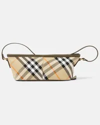 Burberry Schultertasche  Check Beige