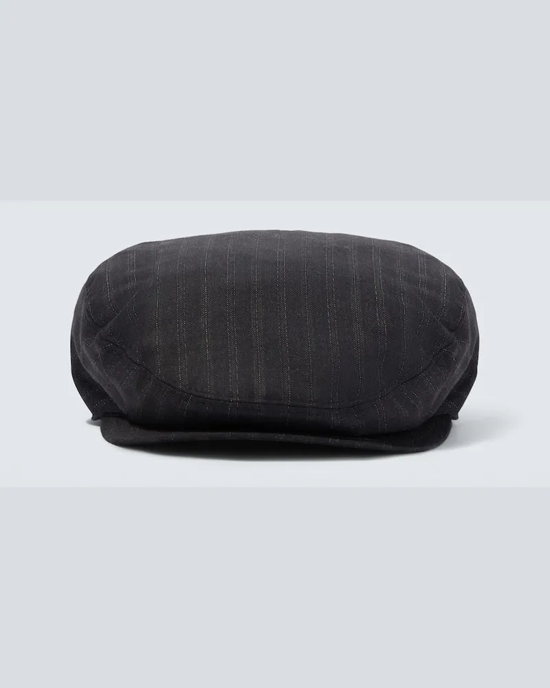 Dolce & Gabbana Schiebermütze aus Wolle Schwarz