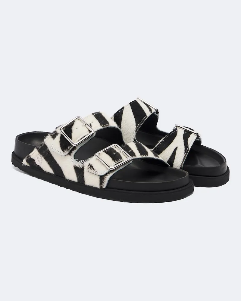 Birkenstock Sandalen Arizona aus Kalbshaar Weiß