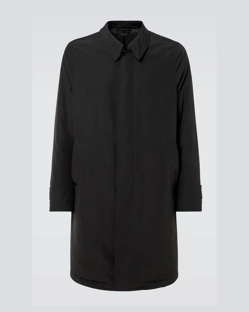 Tom Ford Daunenmantel aus Faille Schwarz