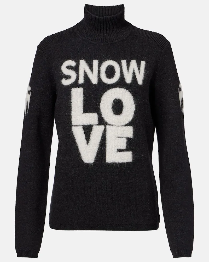 Picture Pullover Vanessa aus Wolle Schwarz