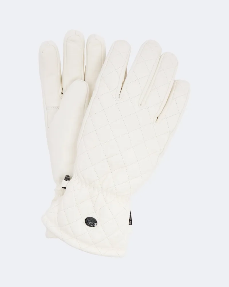 GOLDBERGH Skihandschuhe Nishi aus Leder Weiß