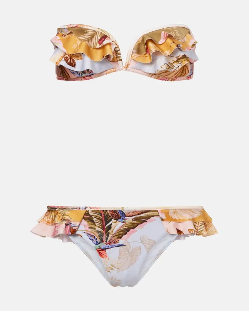Zimmermann Bedruckter Bikini Ascension Multicolor