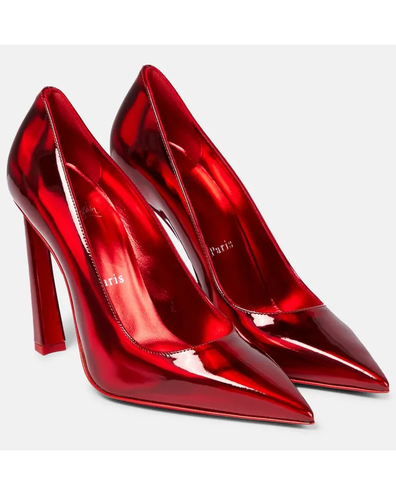 Christian Louboutin Pumps Condorapik 100 aus Lackleder Rot