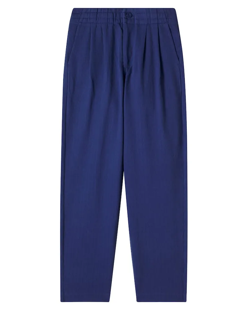 Ralph Lauren Gerade Hose aus Baumwolle Blau