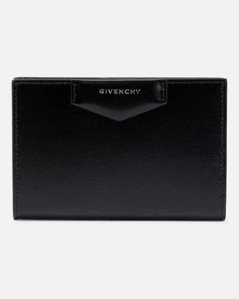Givenchy Portemonnaie Antigona aus Leder Schwarz