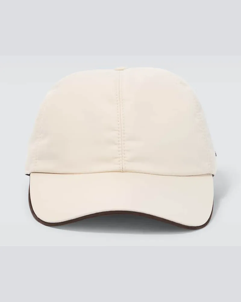 Ermenegildo Zegna Baseballcap Zephyr Weiß
