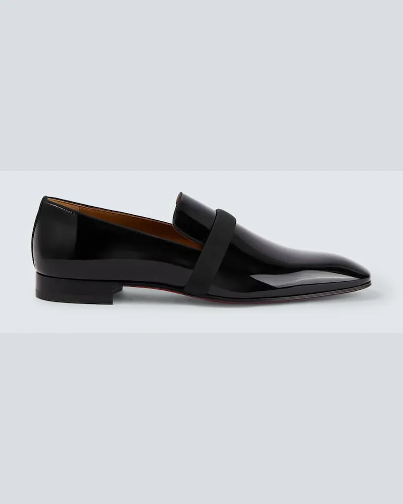 Christian Louboutin Loafers Dandydeco aus Lackleder Schwarz