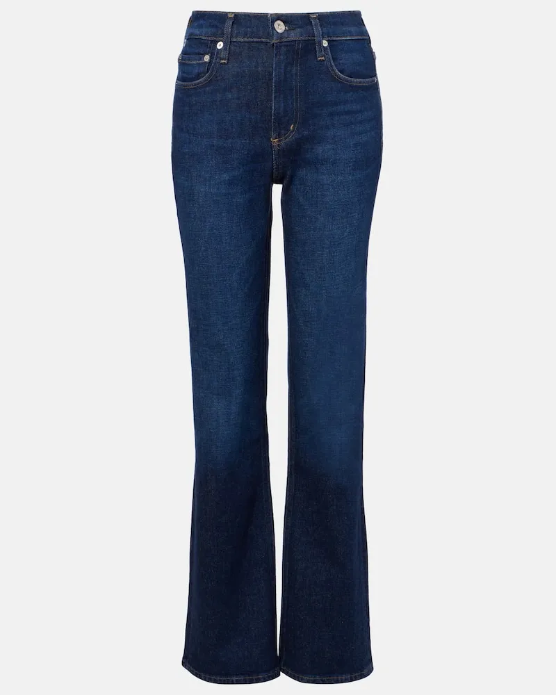 Citizens of humanity Mid-Rise Bootcut Jeans Vidia Blau