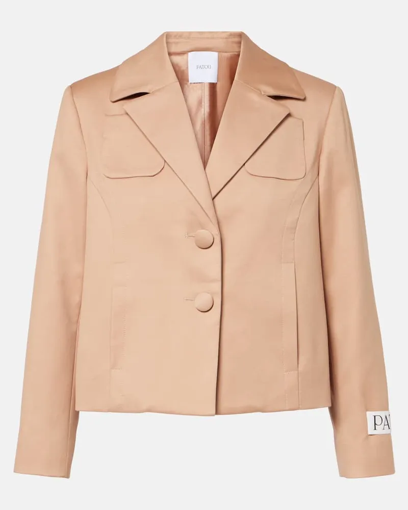 Patou Jacke aus Baumwolle Rosa