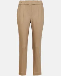 Brunello Cucinelli Chinohose aus Twill Beige