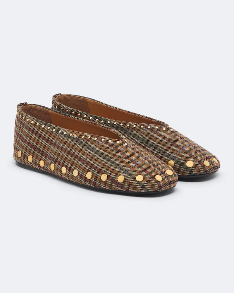 Ganni Verzierte Ballerinas Jenny Multicolor