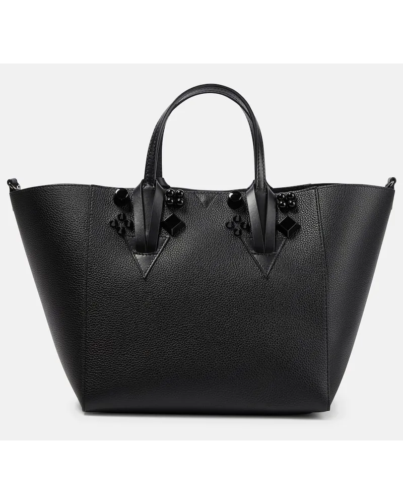 Christian Louboutin Tote Cabachic Small aus Leder Schwarz