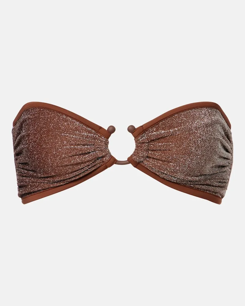 Johanna Ortiz Bikini-Oberteil Braun