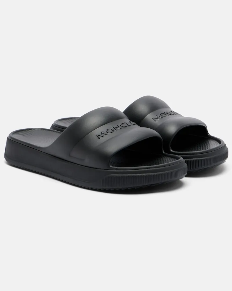 Moncler Pantoletten Altive Schwarz