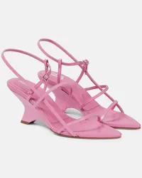 Gia Borghini Sandalen Gia 26 aus Leder Pink