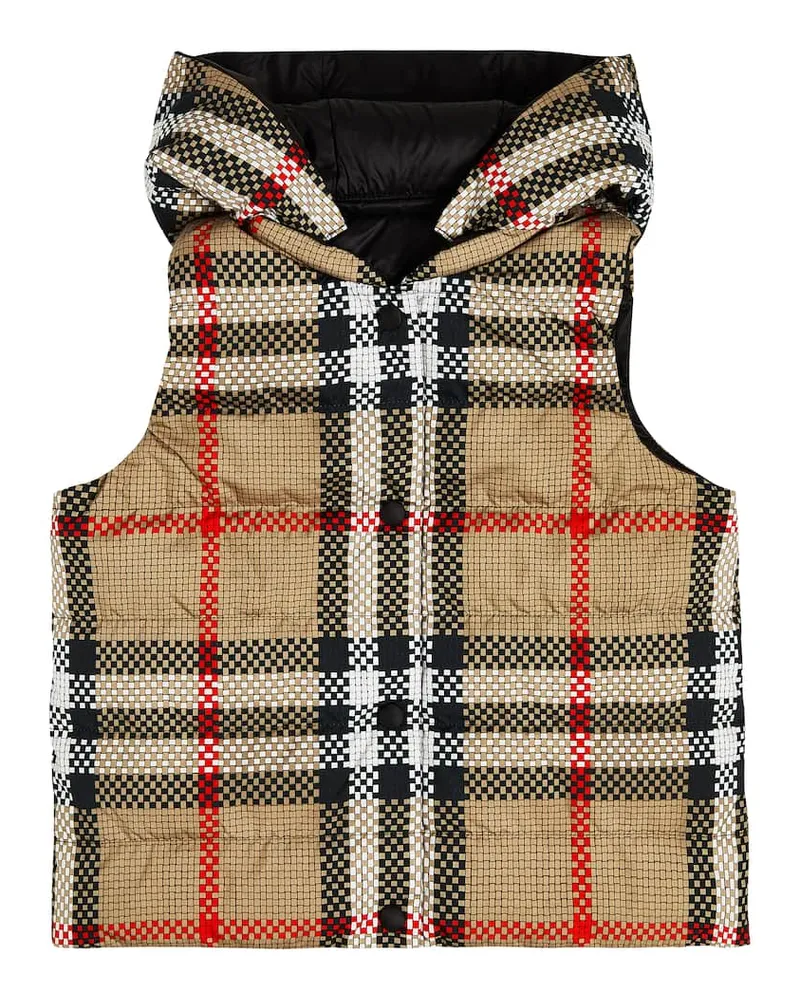 Burberry Wendbare Daunenweste Multicolor