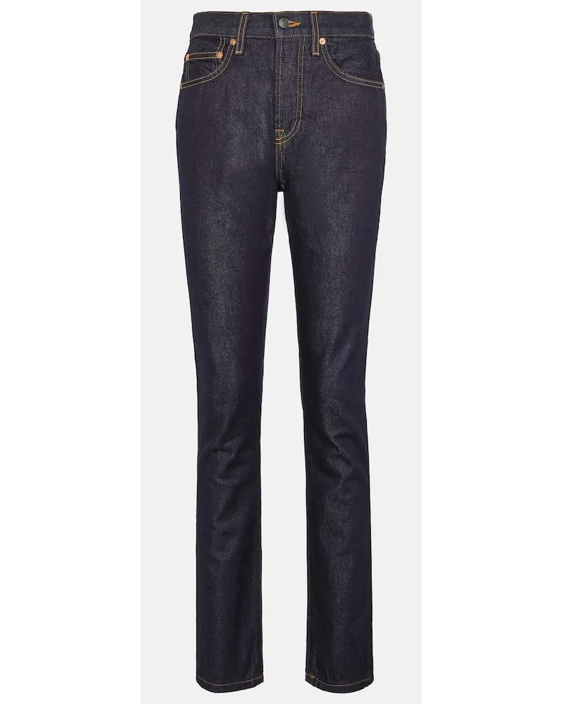 WARDROBE.NYC Skinny Jeans Blau