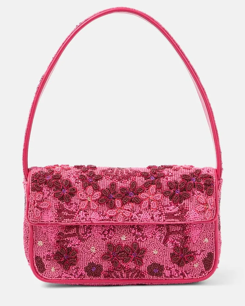STAUD Verzierte Schultertasche Tommy Multicolor