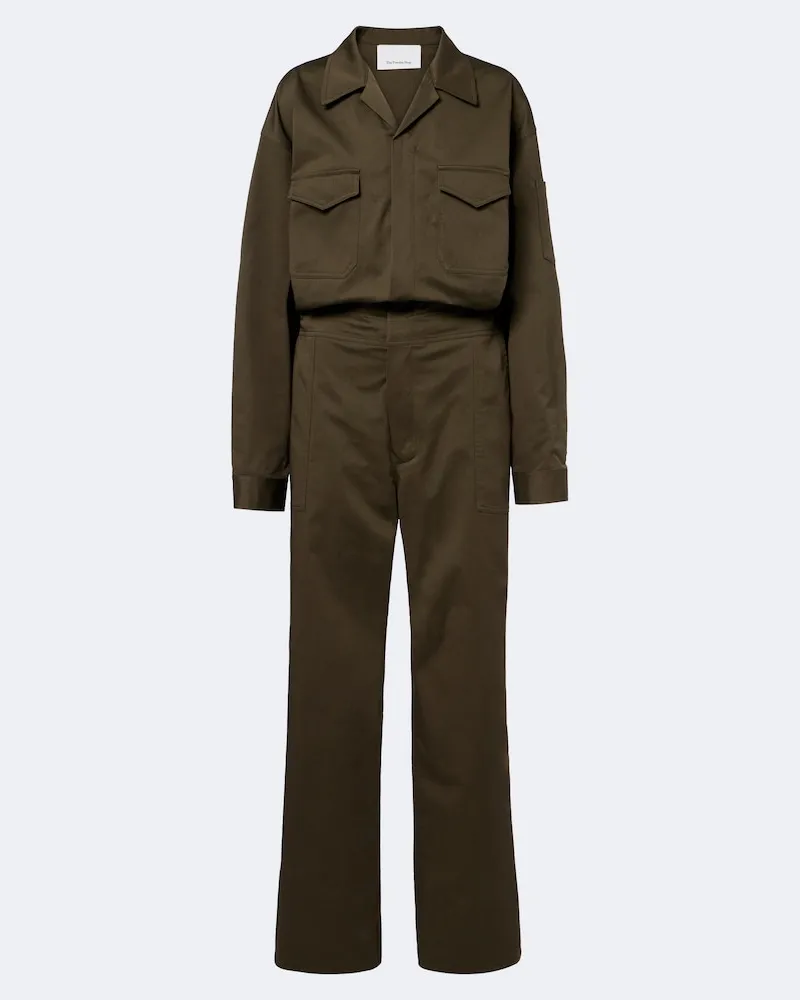 FRANKIE Shop Jumpsuit Ardea aus Baumwolle Grün